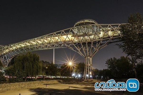 پل طبیعت ، زیباترین و جالب ترین پل مدرن تهران